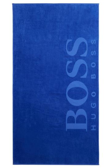 Ręcznik Plażowy BOSS Soft Cotton Niebieskie Męskie (Pl70421)
